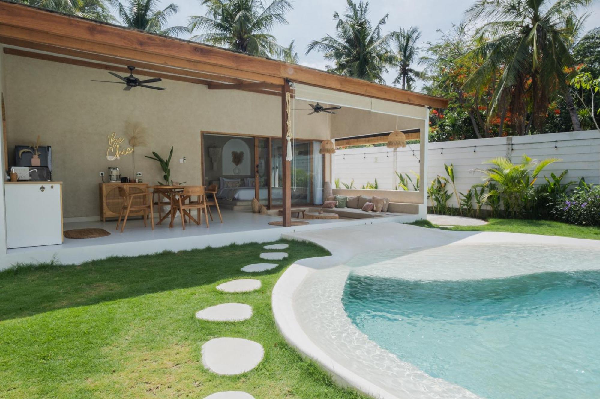 Gili Boho Villas - Aesthetic Private Pool Villas Gili Trawangan Exterior photo